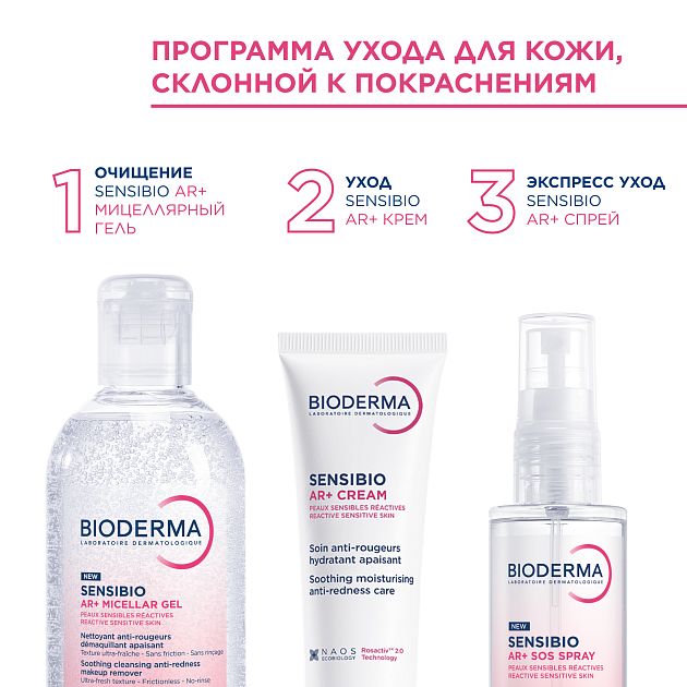 BIODERMA Sensibio AR+ Успокаивающий крем против покраснений — купить по выгодной цене