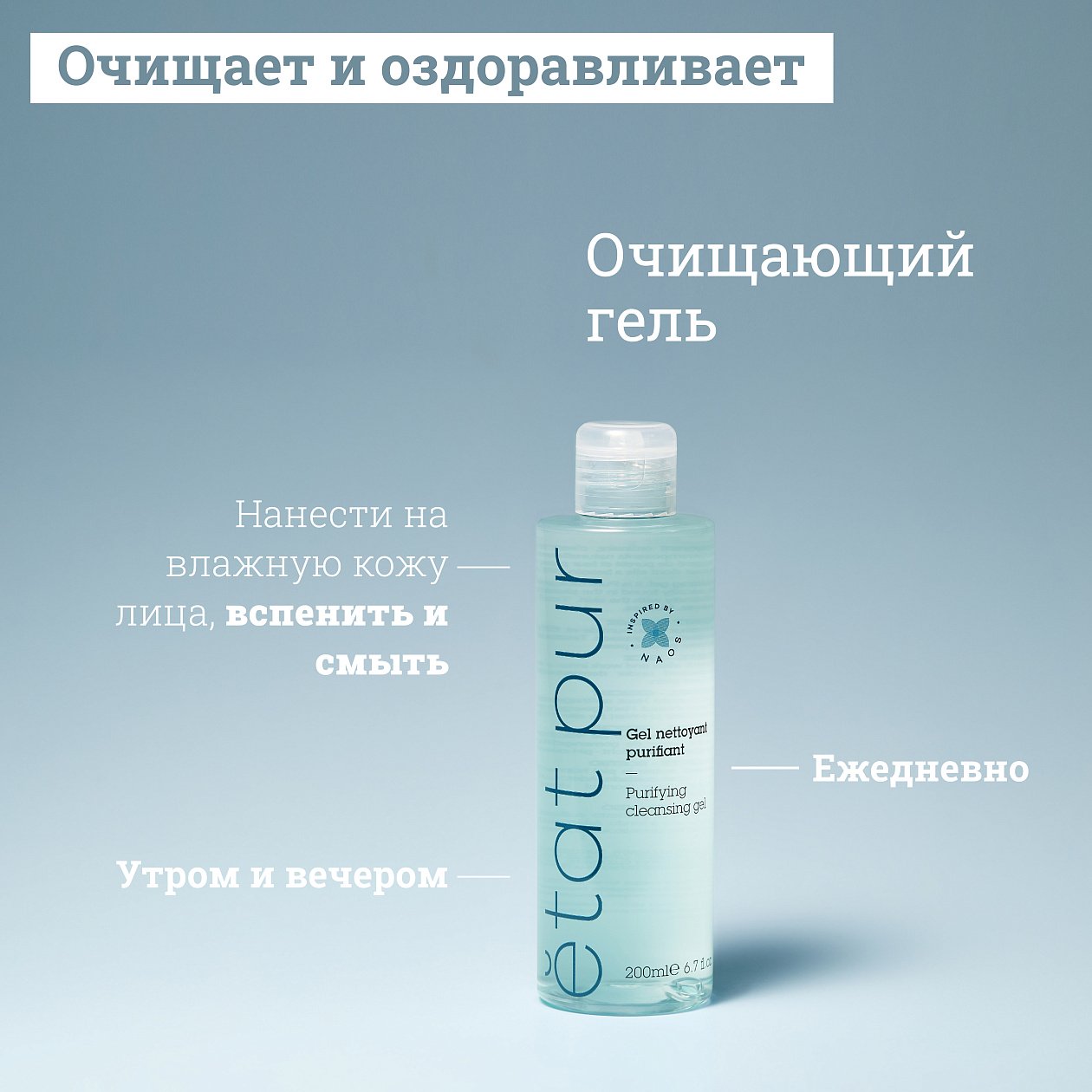 Очищающий гель для лица