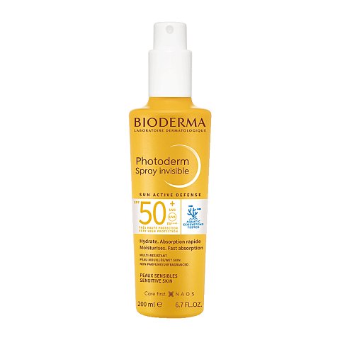 SPF 50+ Солнцезащитный спрей для лица и тела