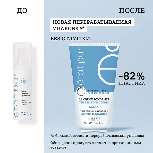 Увлажняющий крем с легкой тающей текстурой