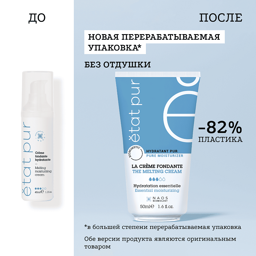 Увлажняющий крем с легкой тающей текстурой