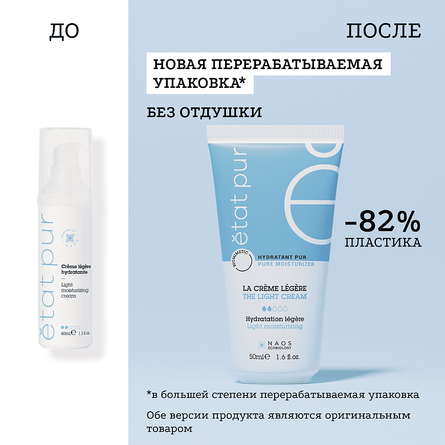 Увлажняющий крем с легкой текстурой