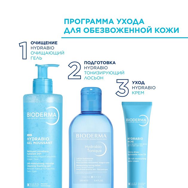 BIODERMA Hydrabio Насыщенный увлажняющий крем для сухой кожи — купить по выгодной цене