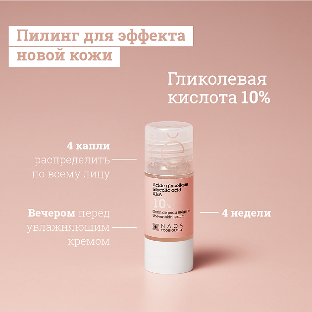 Сыворотка с Гликолевой кислотой 10%