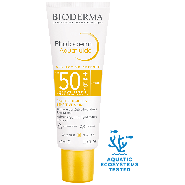 BIODERMA Photoderm Солнцезащитный Аквафлюид SPF50+ — купить по выгодной цене