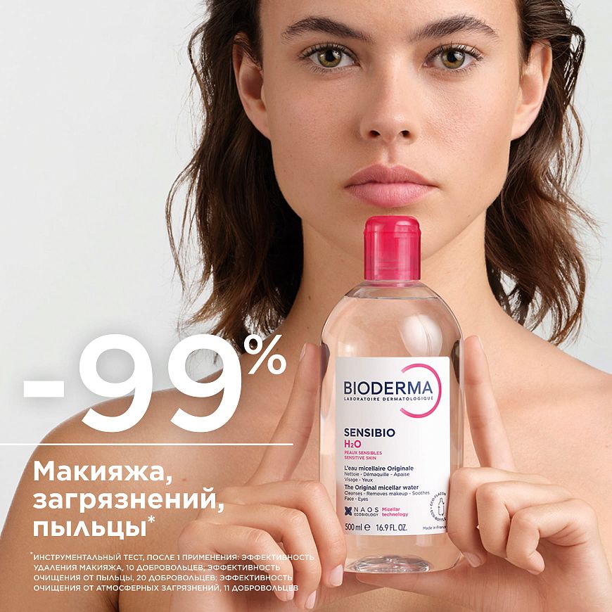 Набор мицеллярной воды Sensibio H2O Bioderma 2 шт.