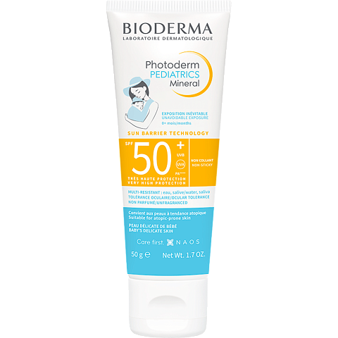 Pediatrics Mineral SPF50+ Солнцезащитный детский крем для лица и тела