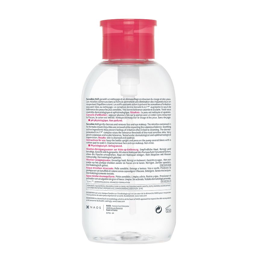 Набор мицеллярной воды Sensibio H2O Bioderma 2 шт.