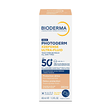 Xdefense SPF 50+ Солнцезащитный флюид для всех типов кожи, светлый оттенок