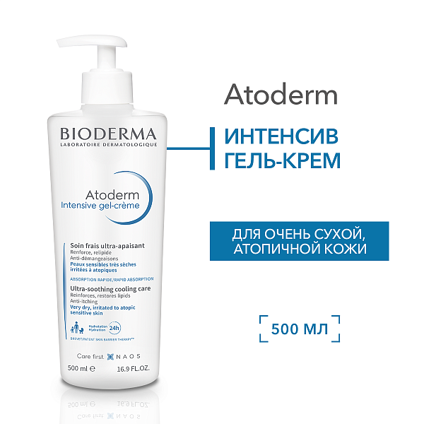 BIODERMA Atoderm Интенсив Гель-крем — купить по выгодной цене