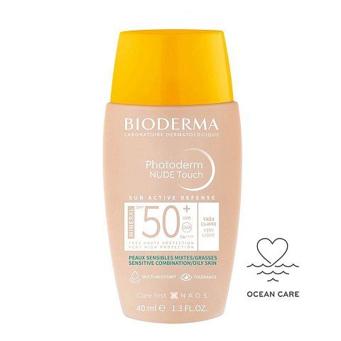 Cолнцезащитный флюид с очень светлым оттенком SPF 50+